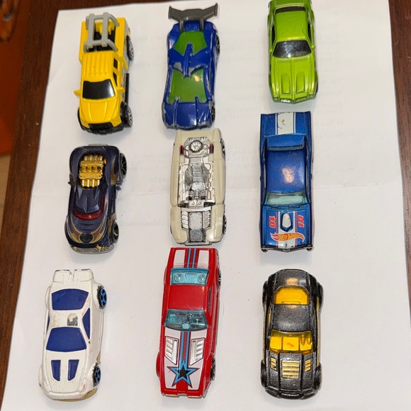 Hot Wheels Other - NINE Assorted Die-Cast Toy Cars Hotwheels Matchbox Kids Collectors